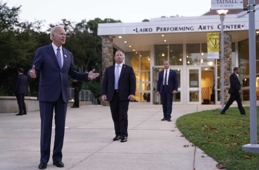  Biden se deja caer por Delaware para votar en persona en las primarias