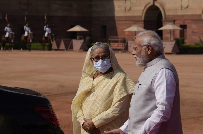  El primer ministro de Bangladesh hablará con Modi durante su estancia en la India para impulsar los lazos
