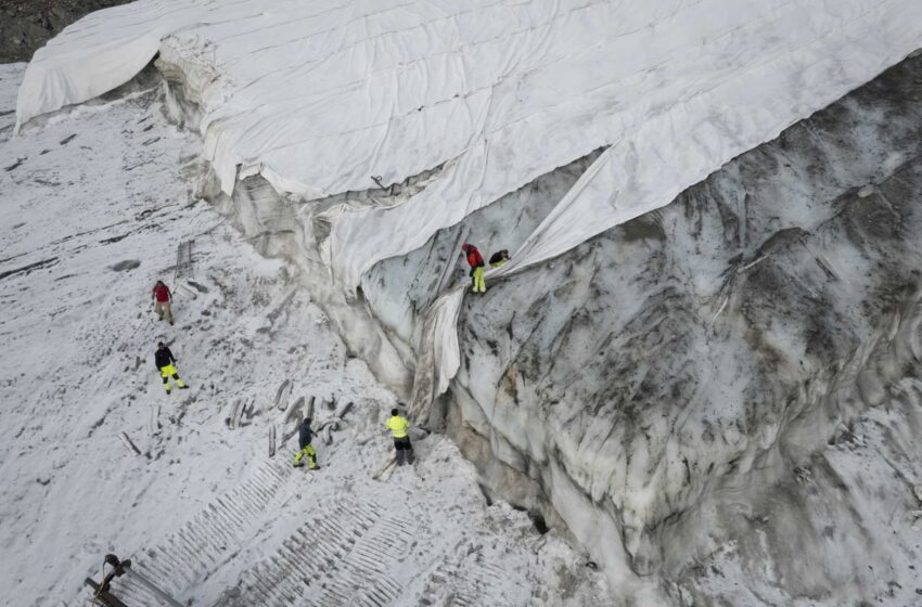  Estudio: La ola de calor provocó un deshielo sin precedentes en los glaciares suizos