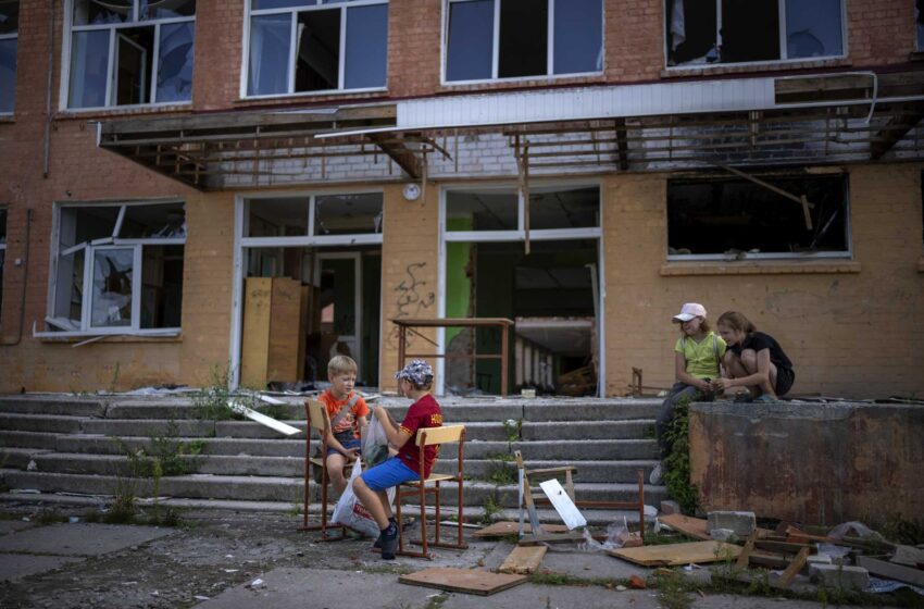  La vuelta al cole en Ucrania está lejos de ser normal
