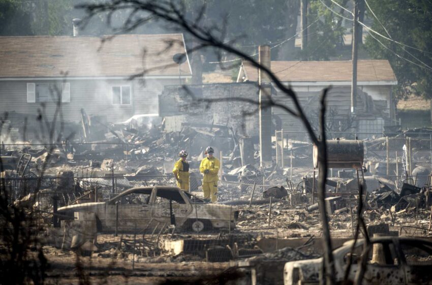  Las fotos muestran la devastación que el Mill Fire de California dejó a su paso