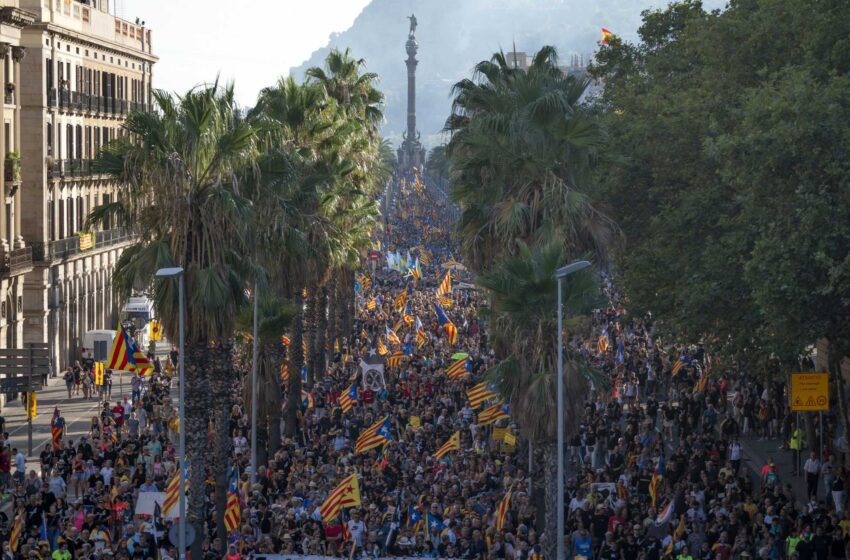  Los separatistas catalanes se reúnen mientras el movimiento se deshace 5 años después