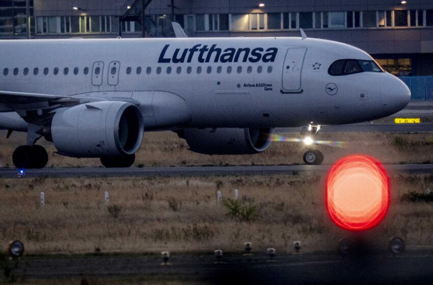 Los vuelos de Lufthansa se quedan en tierra mientras los pilotos aumentan la presión sobre los salarios