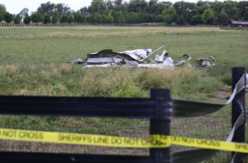  Sheriff: 2 avionetas chocan en pleno vuelo cerca de Denver, 3 muertos