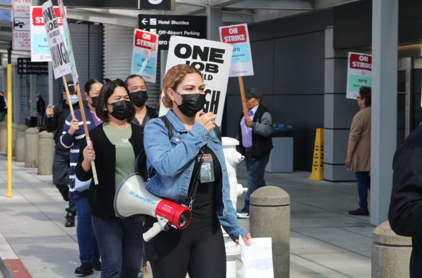  Trabajadores de restaurante en SFO reciben aumentos después de huelga de 3 días