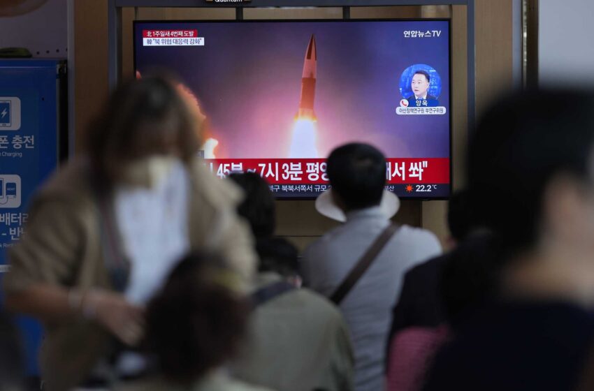 Corea del Norte realiza la cuarta ronda de pruebas de misiles en una semana