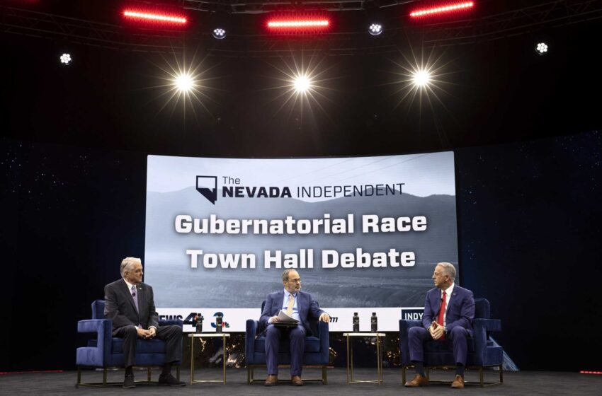  El republicano se muestra tibio ante Trump en el debate por la gobernación de Nevada
