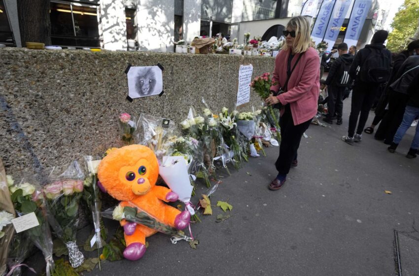  Francia “profundamente conmocionada” por el asesinato de una colegiala en París