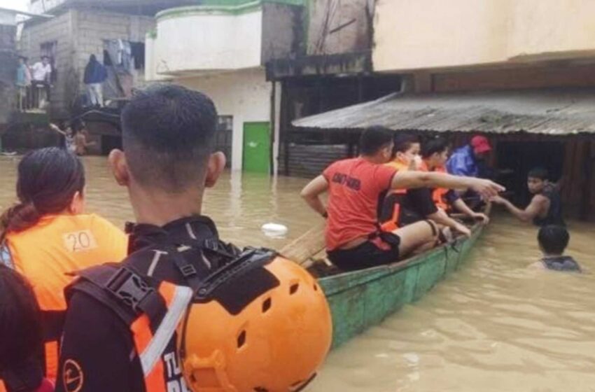  Las víctimas de la tormenta filipina temían un tsunami, pero corrieron hacia el deslave