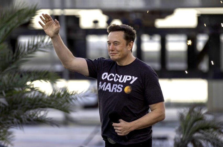  Artista se sumerge públicamente en Elon Musk en la sede de Twitter en San Francisco