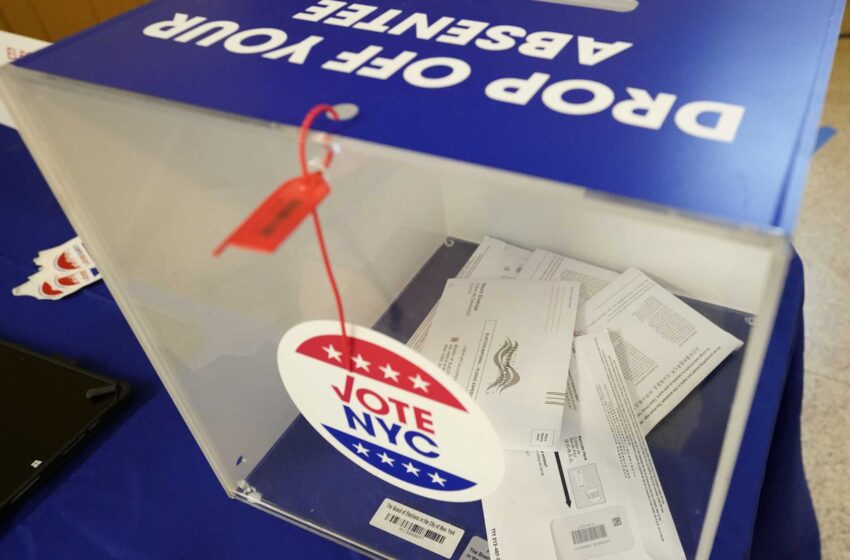  NY cuenta con dificultad las papeletas de voto en ausencia en medio de un desafío legal