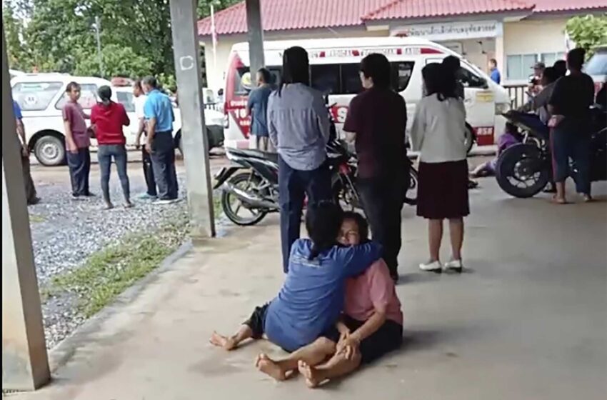 Un ex policía ataca una guardería tailandesa y mata al menos a 36 personas