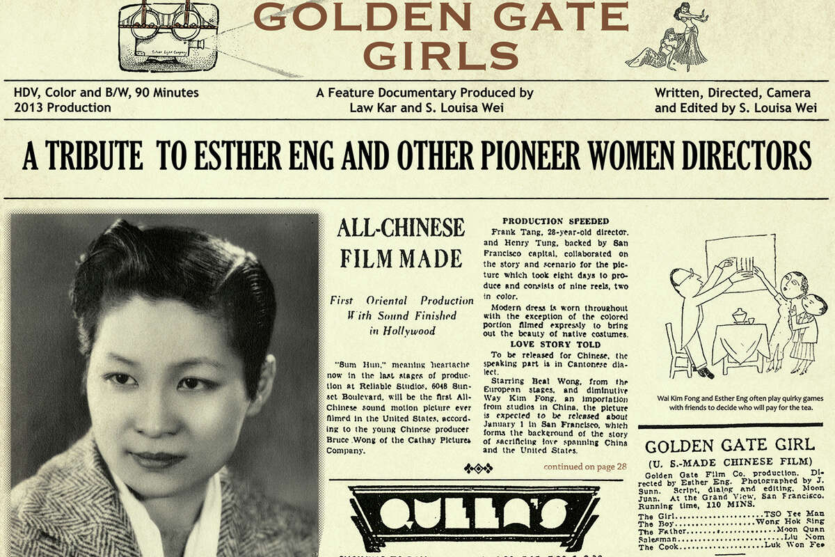 Cartel de la película "Las chicas de Golden Gate".