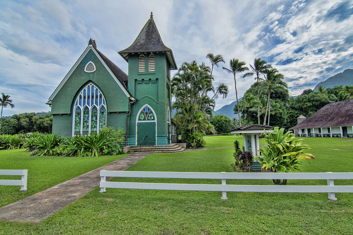 La Iglesia Waioli Huiia en Hanalei.