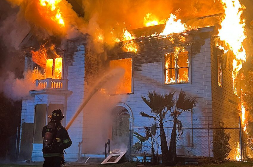  Incendio destruye histórica casa de campo victoriana del Área de la Bahía construida en 1868