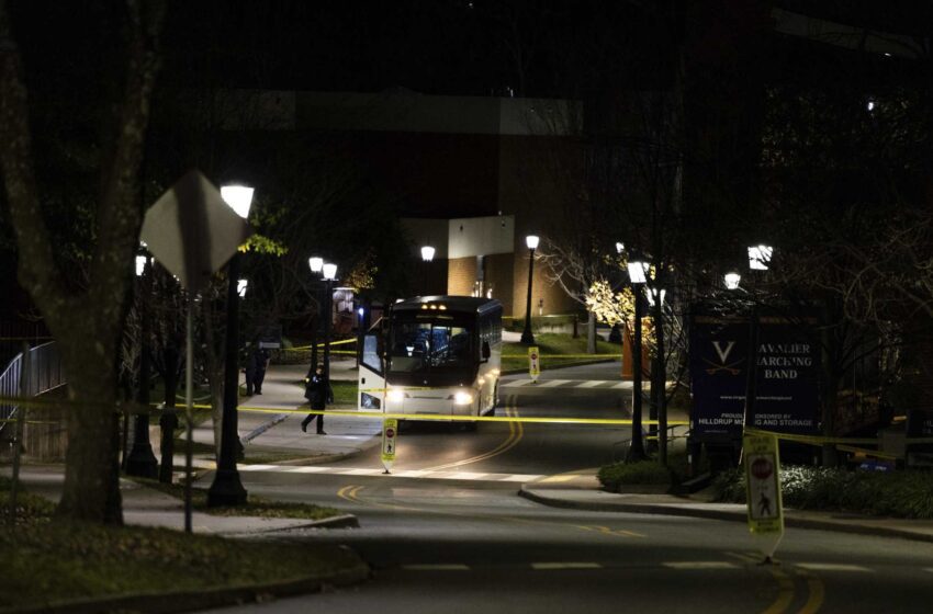  3 muertos en un tiroteo en la Universidad de Virginia; se busca al sospechoso