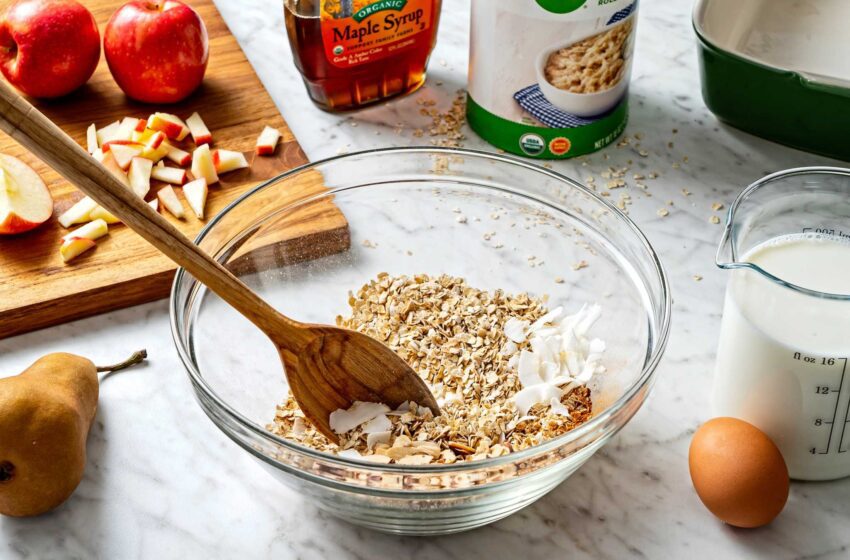  Cómo hacer avena al horno, como quieras