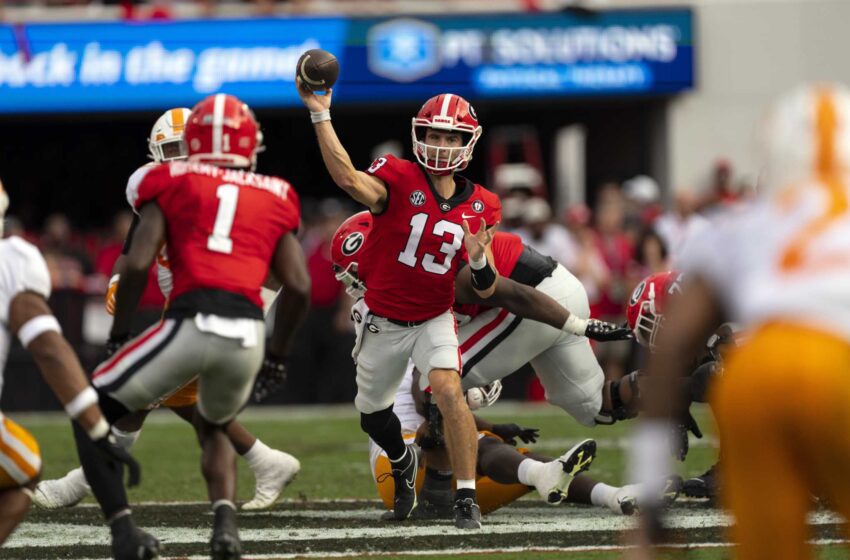  El nº 1 de Georgia frena al QB Hooker y al nº 2 de Tennessee, 27-13