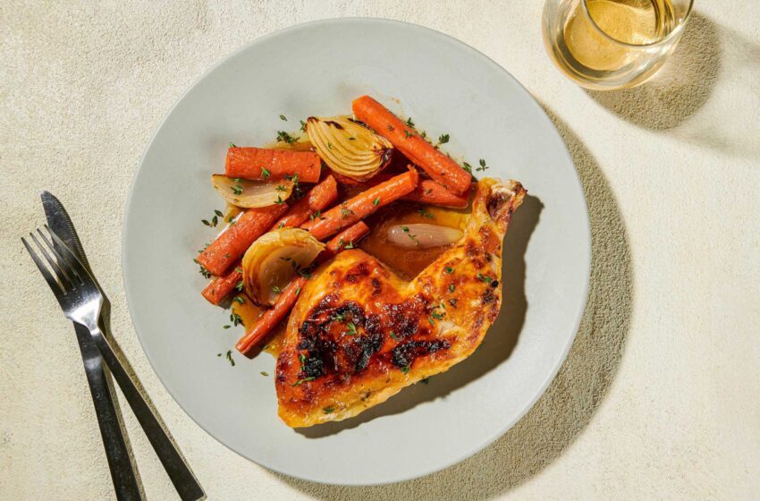  El pollo asado con mostaza y arce es una cena familiar con grandes sabores