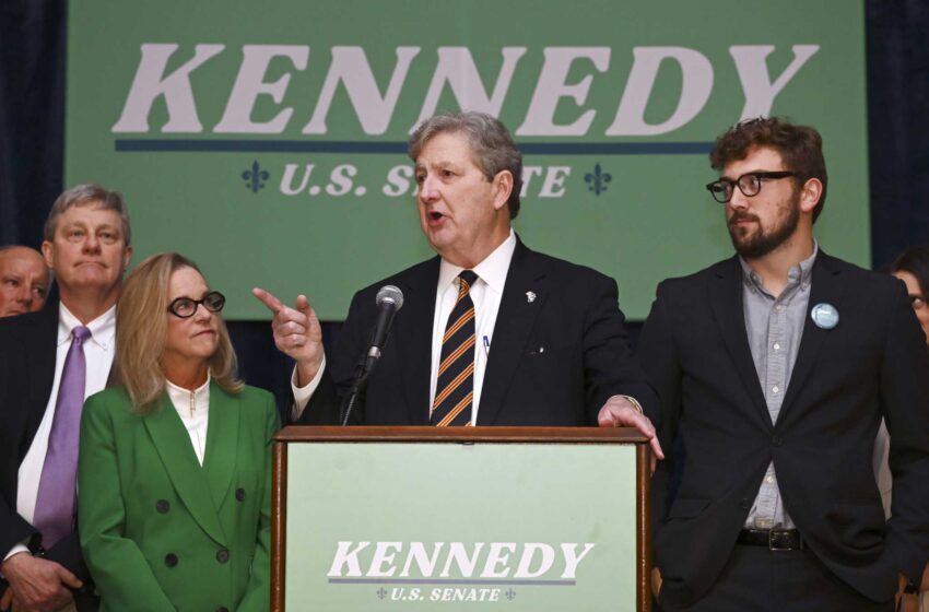  El senador republicano John Kennedy considera su candidatura a gobernador de Luisiana