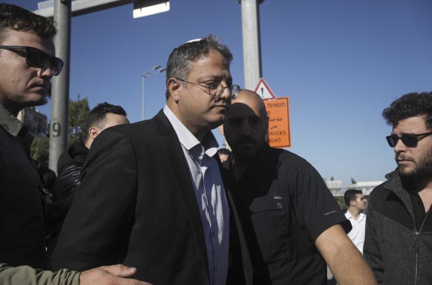  El ultraderechista Ben-Gvir será el ministro de seguridad nacional de Israel