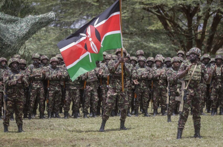  Kenia despliega cientos de personas en la fuerza regional en el este del Congo