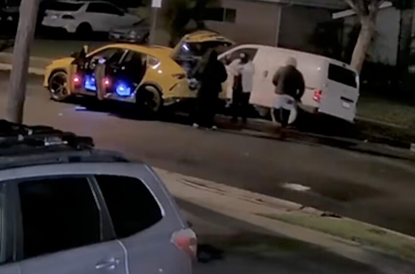  Los ladrones de California salen del Lamborghini para robar el catalizador, según la policía