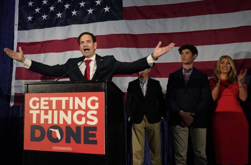  Marco Rubio, de Florida, gana su tercer mandato en el Senado y derrota a Demings