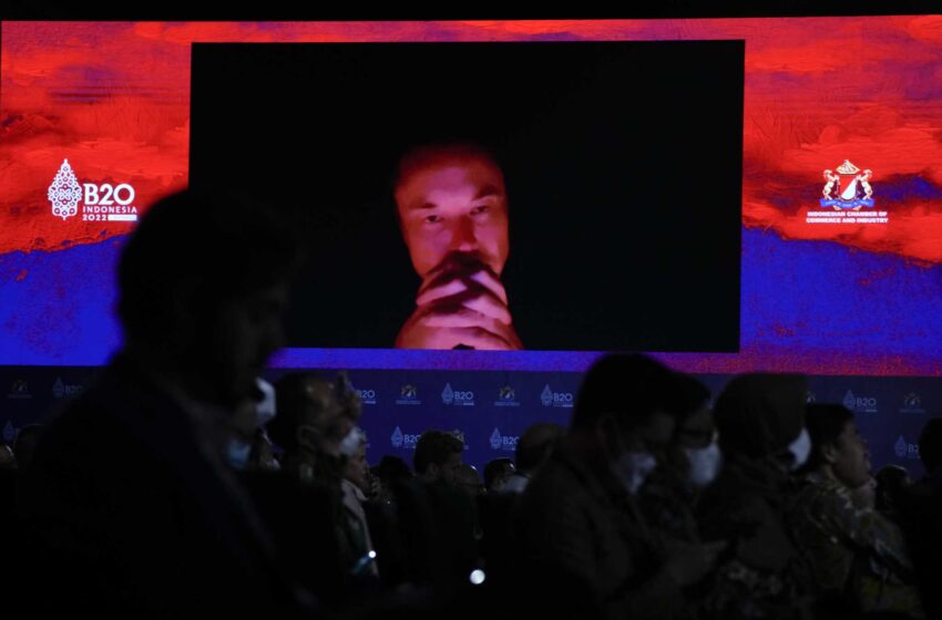 Musk aborda las críticas en Twitter y la carga de trabajo en el foro del G-20