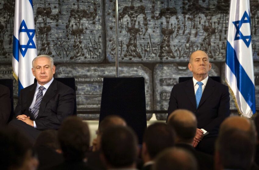  Un tribunal israelí dictamina que el ex PM Olmert difamó a Netanyahu