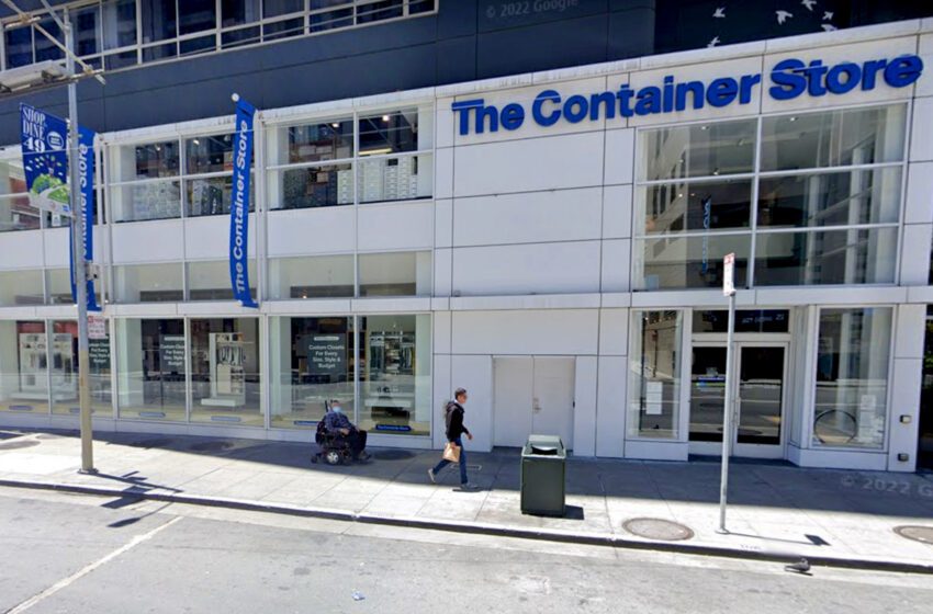  The Container Store cerca de Union Square planea cerrar