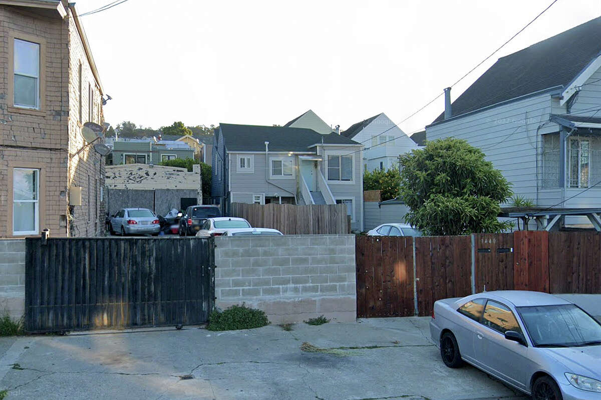 1440 Thomas Ave. está en el fondo de esta imagen de Google Maps de San Francisco.