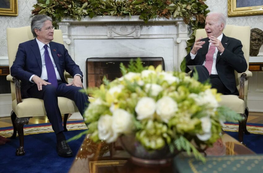  Biden: EE.UU. busca fortalecer la relación con Ecuador
