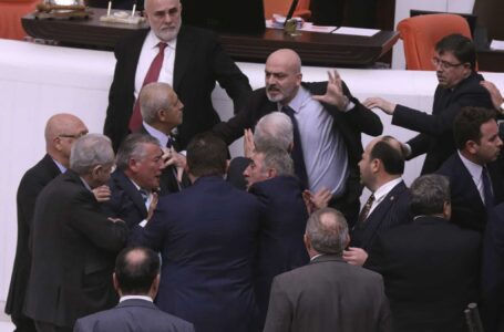 Un legislador hospitalizado tras una reyerta en el Parlamento turco