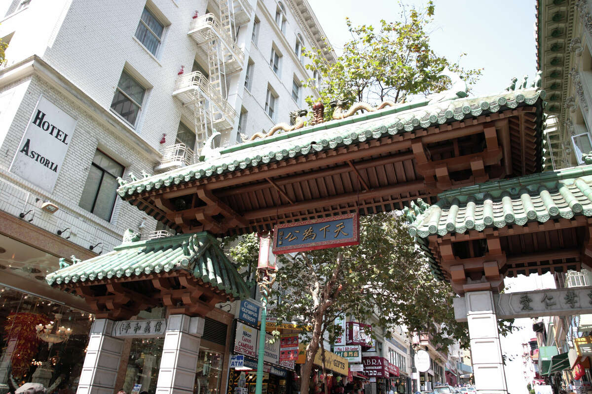 Dragon Gate histórico en San Francisco, California.