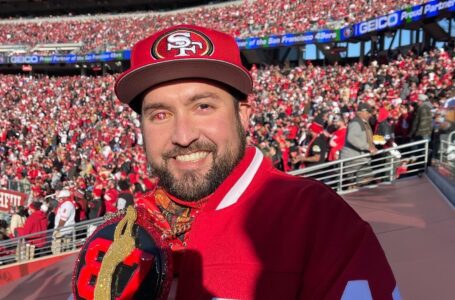 Este superfan de los 49ers tiene un ojo protésico con el logo del equipo