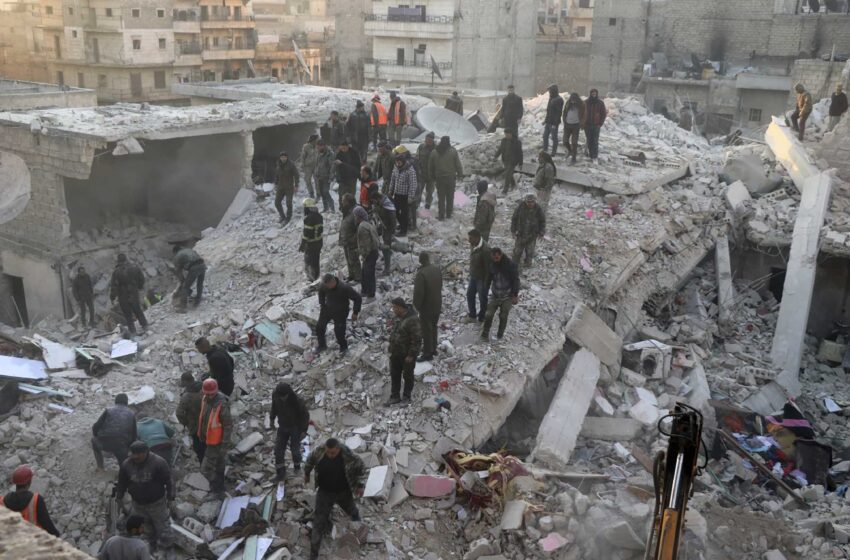  El derrumbe de un edificio en la ciudad siria de Alepo deja 12 muertos