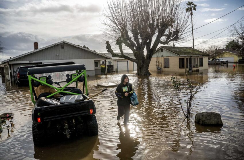  En la empapada California, pocos propietarios tienen seguro contra inundaciones