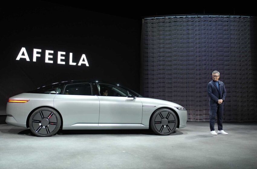  Sony presenta el prototipo de vehículo eléctrico Afeela, que fabricará con Honda