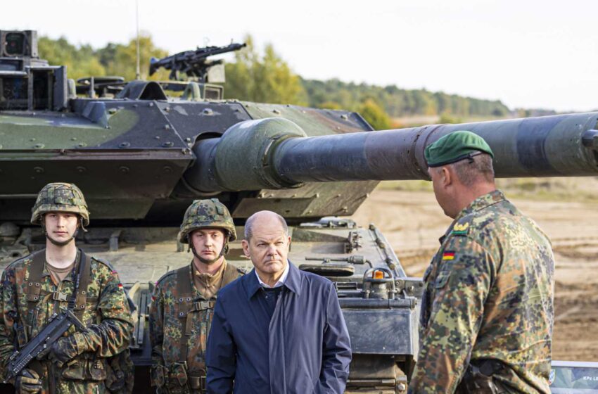  Tras la oferta de EEUU, Alemania lanza tanques Leopard para Ucrania