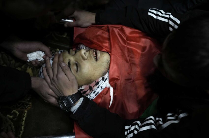  Palestinos: Muere un adolescente en una redada del ejército israelí en Cisjordania