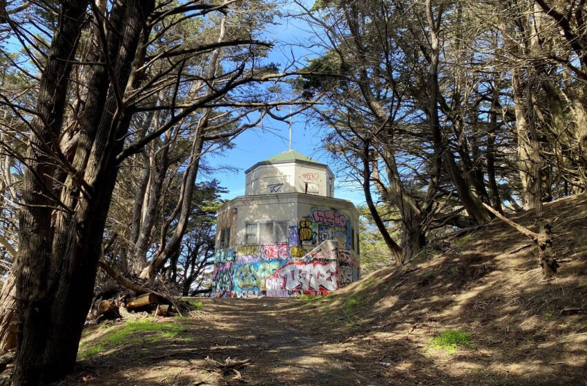  Hay una casa octágono abandonada escondida en los bosques de San Francisco