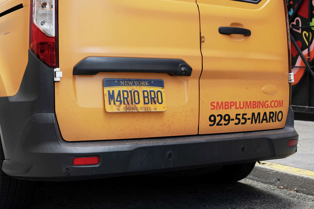 Super Mario Bro's Van en San Francisco California, 23 de marzo de 2023