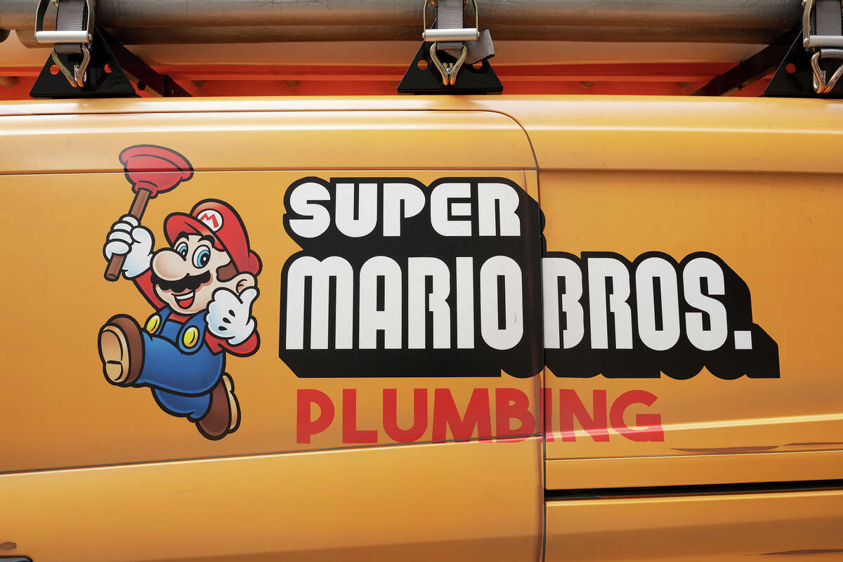 Super Mario Bro's Van en San Francisco California, 23 de marzo de 2023