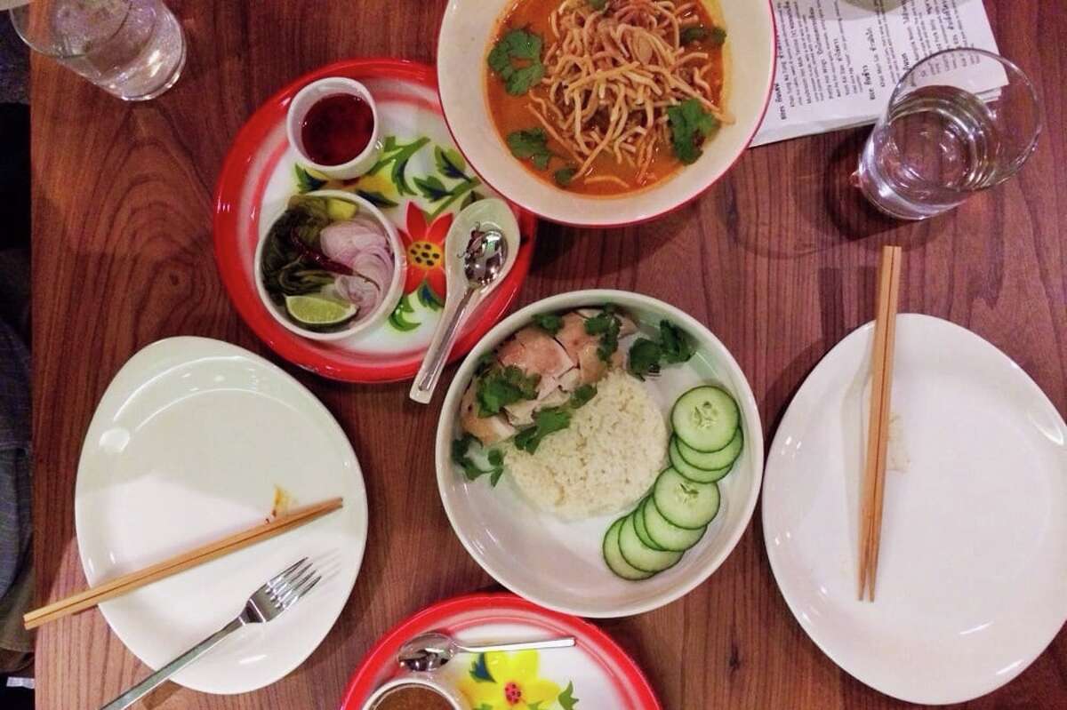 En Kin Khao, en Union Square de San Francisco, los comensales pueden disfrutar de excelente comida tailandesa. 