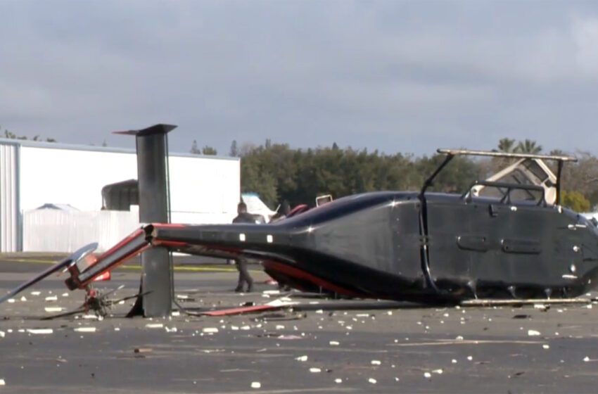  Alguien intentó robar un helicóptero en un aeropuerto de California, según el FBI