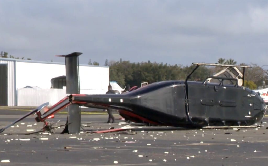 Alguien intentó robar un helicóptero en un aeropuerto de California, según el FBI