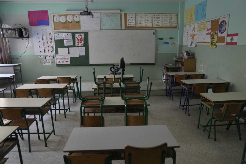 Las escuelas vacías del Líbano auguran daños a largo plazo por la crisis