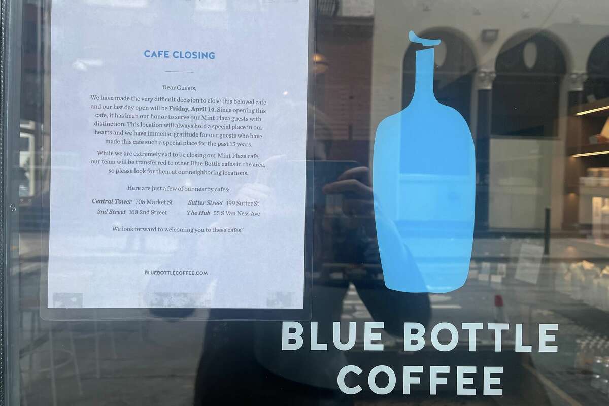 El Blue Bottle Coffee en 66 Mint St., San Francisco, cerrará el 14 de abril. 