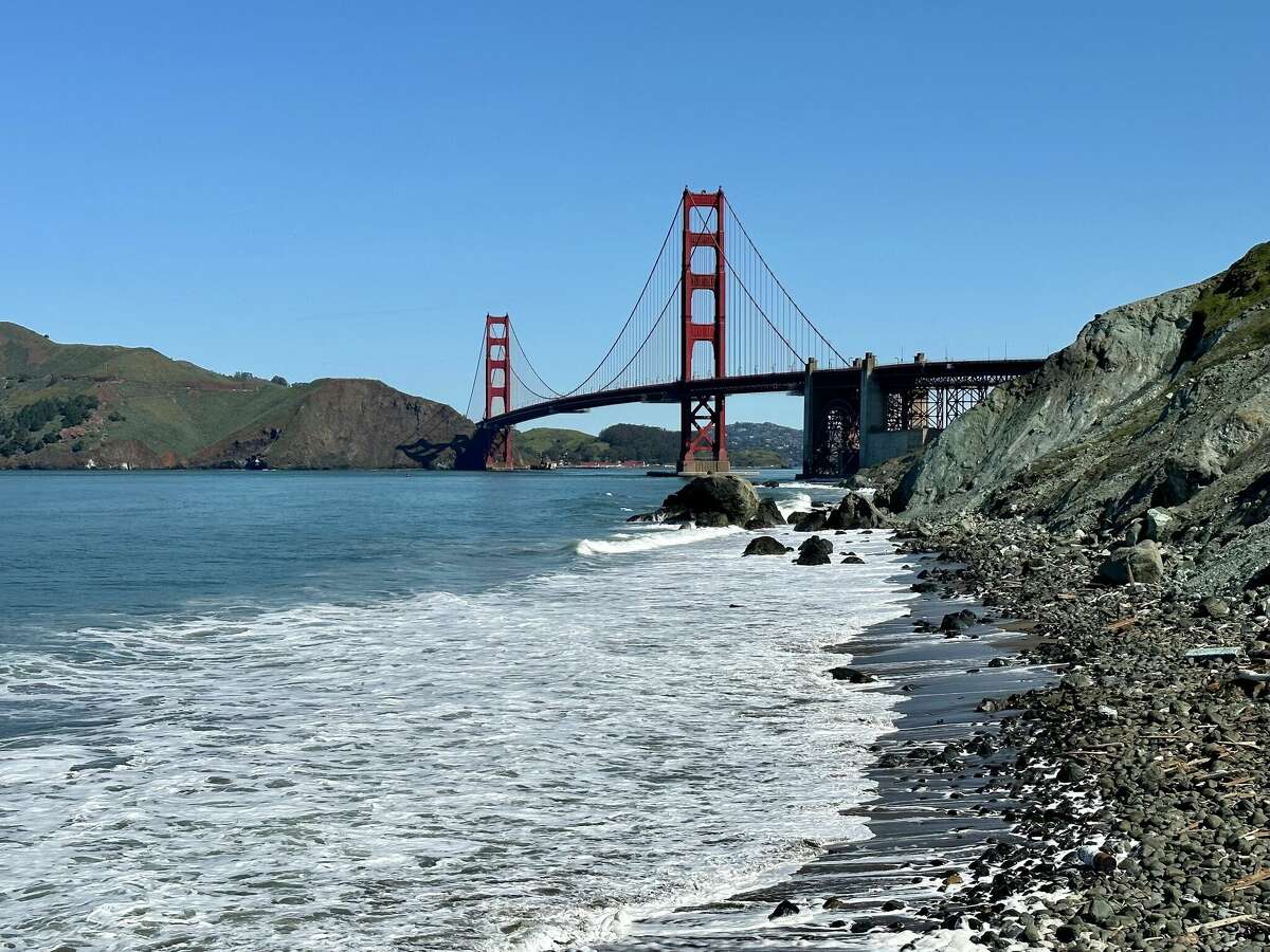 Marshall's Beach se ve en San Francisco el 3 de abril.